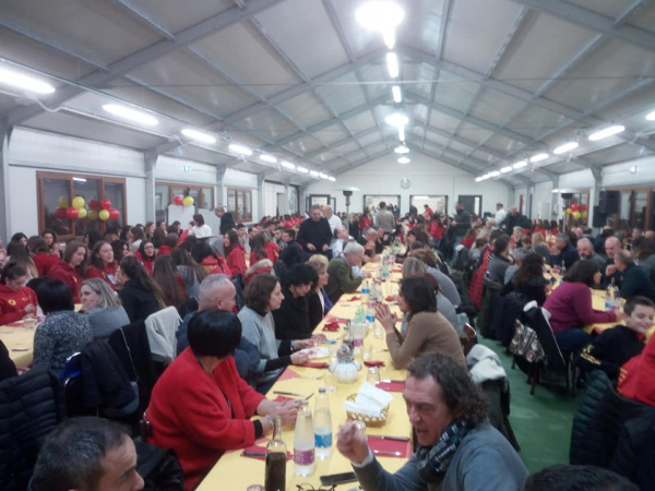 Più di 400 alla Cena degli Auguri